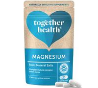 Marine Magnesium - Together Health - from Natural Marine Salts - 5 Natural Forms of Magnesium - Vegan Friendly - Made in The UK - 90 Vegecaps - Pack of 3