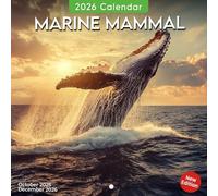 Marine Mammal 2026 Wall Calendar: A sweeping view of ocean giants, playful pods, and graceful swimmers