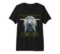 Marine Mammal Florida Manatee Design Premium T-Shirt