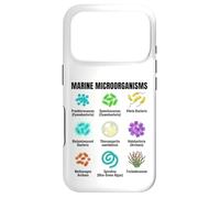 Marine Microorganisms Chart, Ocean Micro Life Science Case for iPhone 17 Pro