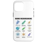 Marine Microorganisms, Micro Life Chart Case for iPhone 16 Pro Max