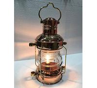 Marine Nautical Store Nautical Antique 14 Ship Lamp Boat Copper Brass Electric Lantern Maritime Collectible Home Decorative