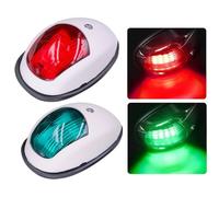 Marine Navigation Lights - Marine Navigation Fishing Waterproof LED Lighting Red Green Signals Durable Lighting System | For Yachts Trailer Fishing Night Bowfishing Pond Outdoor