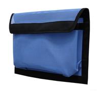 Marine Net Storage Bag for Boat Gear - Waterproof Mesh Organizer with Strong Backing for Fishing Tackle and Outdoor Tools - Portable Hanging Pouch(Blue)