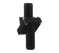 Marine Non Return Check Valve, 12.6x5.5x5cm ABS for RVs | Backflow Prevention, Leak Protection, Drop Resistant Build, Black Finish for Yachts, Outdoor Use