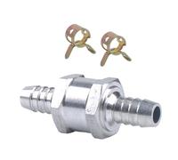 Marine Oil Check Valve - One-Way Valve | Aluminium Reflux Prevention Device: Durable Oil Flow Control In One Direction With Secure Clamps C