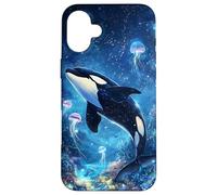 Marine Orca Night Dive Case for iPhone 16 Plus