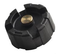 Marine Outboard Fuel Tank Cap ABS Black Replacement Fuel Gas Tank Cover Compatible with 12L/24L Boat Oil Tanks Leak Proof Seal for Most