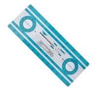 Marine Parallel Ruler, Ergonomic Navigation Tool for Chart Plotting, ABS Surveying Ruler 9.84 Inch, Blue Transparent