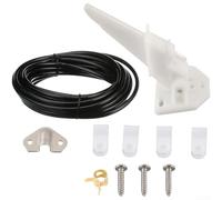 Marine Pitot Tube Speedometer Sensor for Boats Yachts - Automatic Kick-up ABS Assembly Up to 80 for mph Compatible with Faria Medallion(B)