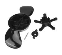 Marine Propeller for Electric Outboard Trolling Motors, 2 or 3-Blade Design, Compatible with SUNELEXE for Savylor for AQUA for Marina for Watersnake 48lb Models, Includes Propeller Pin and Nut(18lb)