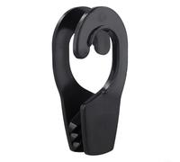 Marine Rail Hanger,1 Pcs Boat Rail For Fender Hanger Hook 32Mm Quick Adjustable Side Entry Grooves For Secure Docking And Sailing Marine Accessories Black(Black)