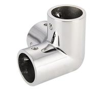 Marine Railing 3-Way Connector | 3-Way Stainless Steel Highly Polished Accessories - Tube Handrail Tee | For Yacht Pipe Dock Railing Camping Daily Adventure Travel Road Trip Work
