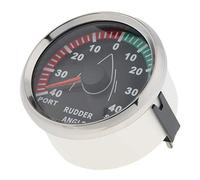 Marine Rudder Angle Gauge & Mating Sensor 0-190 85 mm 900-00071 Black Chrome