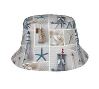 Marine Sail Boat Bucket Hat Summer Travel Fisherman Cap Packable Sun Cap for Women Men, Marine Sail Boat, One size