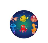 Marine Sea Life Printing 10 Pieces Air Freshener Car Hanging Cards Air Freshener Sheets With Rope For Cars Home