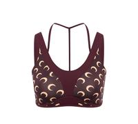 Marine Serre Athleisure moon-printed bra top - Red XXS-XS-S-M-XL-XXL