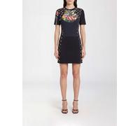 MARINE SERRE Crescent Moon Graphic Print Cotton Mini Sheath Dress - Size: M - female