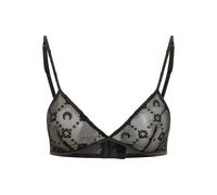 Marine Serre Second Skin moonogram mesh bralette - Black XL-XXL