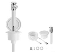 Marine Shower Head System with Retractable Arm, Sealed Housing, and Robust Plastic-Stainless Construction (4M)