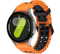 Marine Silicone Bands Compatible with Samsung Galaxy Watch Ultra 7 6 5 4 FE Band 47mm 40mm 44mm 5 Pro 6 Classic Bands , No Gap Sport Breathable Strap Compatible for Samsung Watch Ultra 47mm Men Women