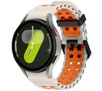 Marine Silicone Bands Compatible with Samsung Galaxy Watch Ultra 7 6 5 4 FE Band 47mm 40mm 44mm 5 Pro 6 Classic Bands , No Gap Sport Breathable Strap Compatible for Samsung Watch Ultra 47mm Men Women