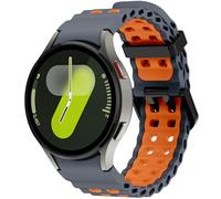 Marine Silicone Bands Compatible with Samsung Galaxy Watch Ultra 7 6 5 4 FE Band 47mm 40mm 44mm 5 Pro 6 Classic Bands , No Gap Sport Breathable Strap Compatible for Samsung Watch Ultra 47mm Men Women