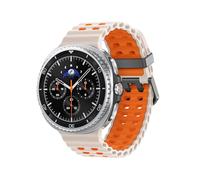 Marine Silicone Strap Compatible with Samsung Galaxy Watch 8 Strap 44mm 40mm/8 Classic 46mm Men Women,No Gap Soft Sport Breathable Waterproof Band for Samsung Galaxy Watch 8 Straps 40 mm 44 mm