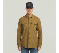 Marine Slim Shirt - Brown - Men S