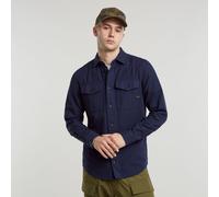 Marine Slim Shirt - Dark blue - Men S