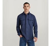 Marine Slim Shirt - Dark blue - Men XS