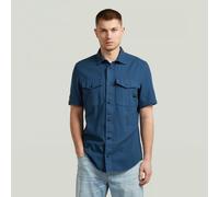 G-star Marine Short Sleeve Shirt Blue M Men