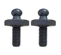 Marine Snap Fastener Screws (2-Pack), x 10 mm Copper Screws for Canvas Boat Covers, for Bimini Tops, RV & Yacht Tarps, Truck Soft Tops, and Aw(Black)