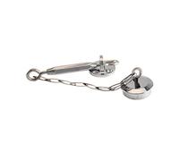 Marine Stainless Steel Anti-Wave Hook T-Shaped Round Base with Spring Fixer Hook Hook