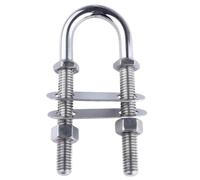 Marine Stainless Steel Stern Eye Tie Down U Bolt 5 Inch Length