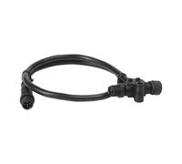 Marine T Connector Cable, IP67 Waterproof, M12 5-Pin 3-Way Splitter for NMEA 2000 Backbone Drop, Compatible with for Garmin and Simrad, Black