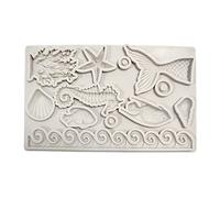 Marine Theme 3D Stereo Silicone Fondant Mold Fudge Chocolate Mold Baking Accessories Cake Decorating Gadget Silicone Chocolate Molds Kids