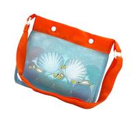Marine Themed Meshes Toy Carriers With Reinforced Closures Summers Beach Essential For Kids Beach Trip And Play Time Meshes Sand Drainage Bag