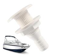 Marine Thru Hull Fittings - Boat Connection, Kayak Deck Outlet | High Performance Water Flow Control System, Resistant Bilge Line Adapter with Yacht Floor Hull Installation Use