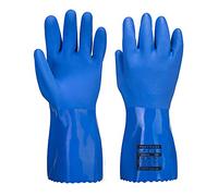 Portwest A881 Marine Ultra PVC Chem Gauntlet Blue Size: XL Colour: Blu XL