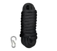 Marine Vessel Tie - Boat Mooring Cord | Heavy Duty Double Rope, Professionally Hand Spliced Eye Joint, Robust Mooring Line Anchoring Equipment Nylon Yacht Stabilizer System for Secure Docking