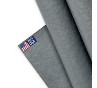 Marine Vinyl Fabric, Upholstery Faux Leather, Outdoor Boat Automotive, DIY and Crafting Pleather - Individual 1 Yard Cut 36"x54" (Grey)