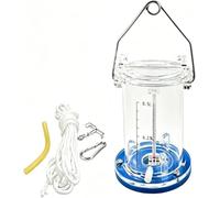 Marine Water Depth Sampler Kit - Vertical Water Sampling Cylinder With Complete Fittings For Efficient River, Pool & Wastewater Collection 1L