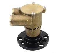 Marine Water Pump Compatible with OMC V6 V8 AQ175A 5 7L Engines, Replacement Part Numbers 857451 856952 855722, Steel Alloy and Copper
