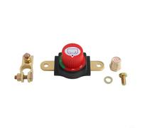 Marine Waterproof Battery Disconnect Switch 12-48V for RV Boat For ATV with Top Post Terminal, Metal Construction(A)