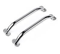 Marinebaby 12" Oval Handrail Polished Grab Handle Stainless Steel Handrail for Marine Yacht/RV (2PCS)