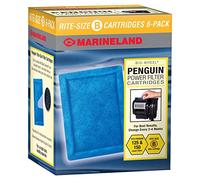 MarineLand Penguin Power Filter Cartridge Rite-Size B, 6 Count, Replacement Cartridge For Aquarium Filtration