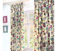 Marinelli - Thermal Lined Pencil Pleat Curtains - 66x72" (168 x 183cm), Teal