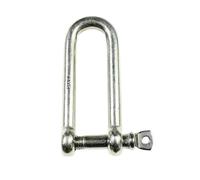 MarineNow 316 Stainless Steel Long D-Shackle Marine Grade Choose Size and Pack Quantity (12 mm, 01-Pack)