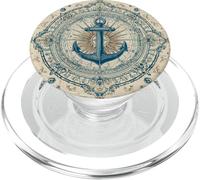 Mariner's Faith || Sailor's Blue Ocean Soul || blue Anchor PopSockets PopGrip for MagSafe